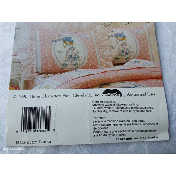 Vintage New in package Holly Hobbie standard pillowcase cotton polyester 1990 - Picture 4 of 7